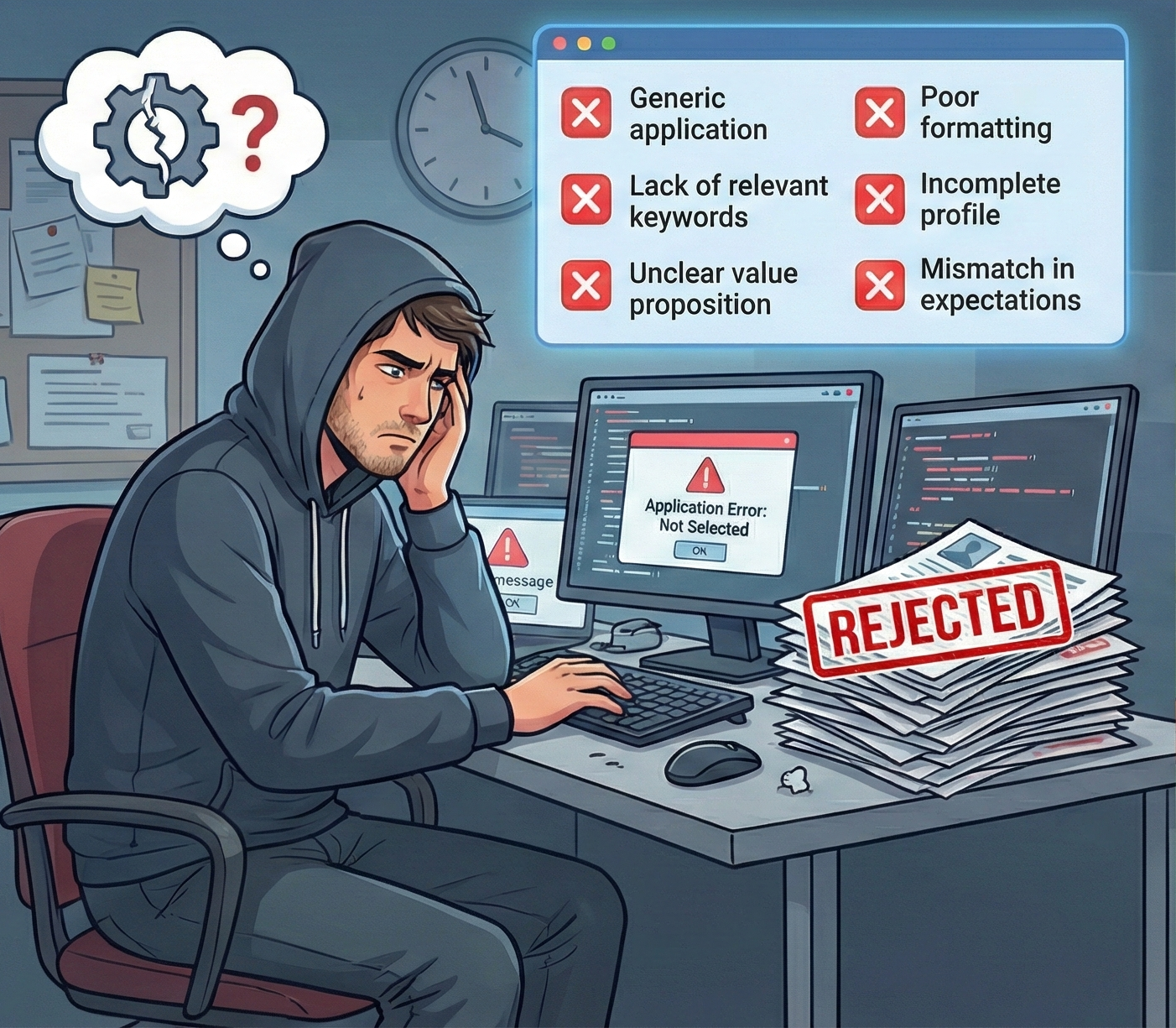 8 Common Reasons Software Developers Get Rejected Before an Interview (And How to Fix Them in 2026)